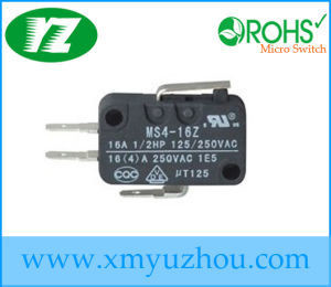 Spdt Contact Forms DIP Switch MS4-16Z1 Short Arm Pressing Type 3 Pins for PCB