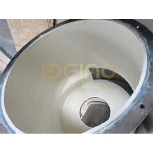 ISO Wear Resistant Ceramic Pipe Ceramic Lined Composite Y Type Tee