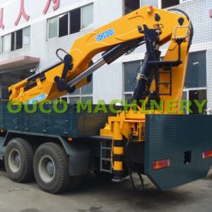 High Efficiency CE 50t Knuckle Telescoping Boom Crane