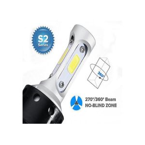 Bright S2 Led Headlight 36W 4000LM H11 H7 H11 9005 9007 6500K S2 COB Led Kit