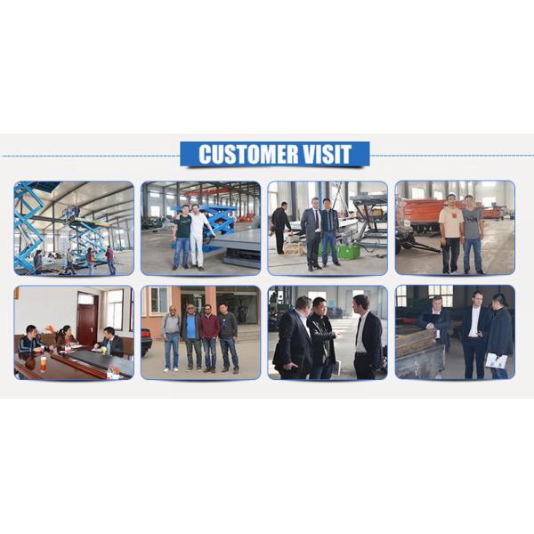 Portable Scissor Car Lift Hydraulic Scissor Car Platform Lift Stationary Scissor Elevator