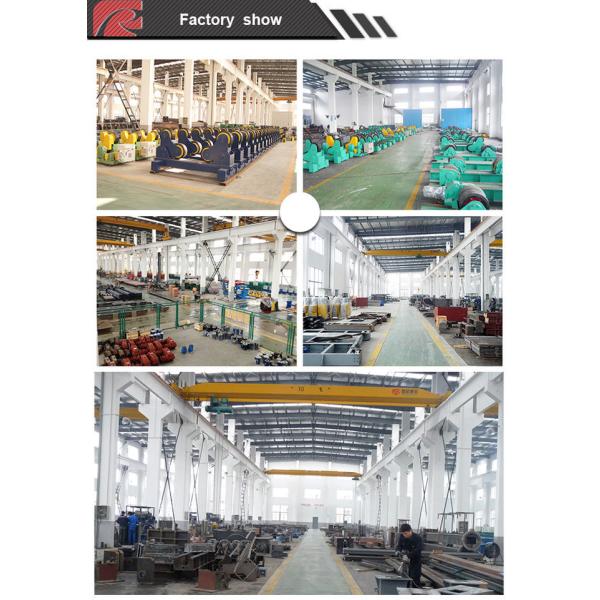 40T Tank Fabrication Fixed SAR Welding Turning Rolls Rubber Wheel 415V CE Approve 2