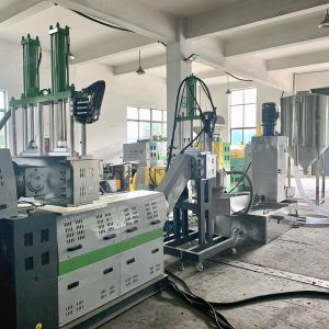 PE Water Ring Hot Cutting Pelletizing Machine Customized Color