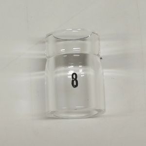 UPPERWELD 53NQ61S-8 Clear Glass Nozzle Tig Torch Accessory for Improved Gas