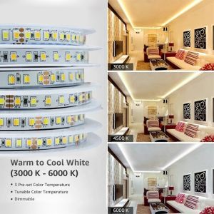 Bluetooth Connectivity Technology IP20 SMD2835 LED Strip Light with Super