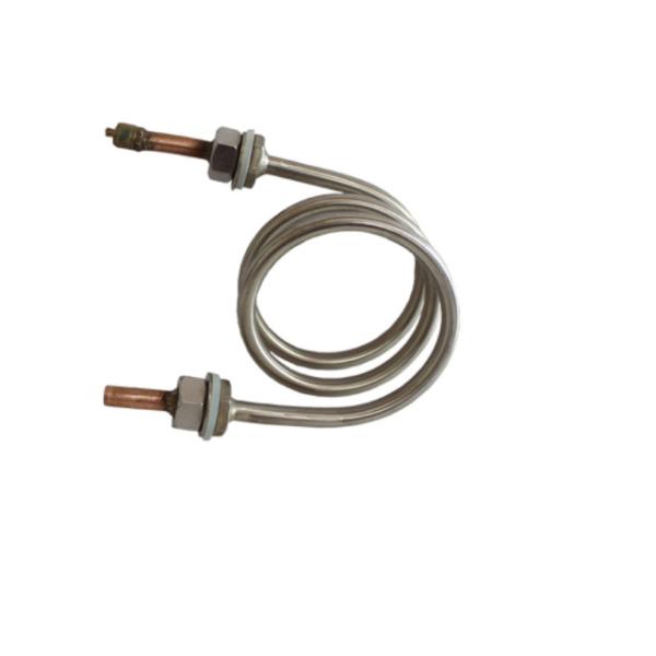 Coaxial Cooler Heat Exchanger , Refrigerator Heat Exchanger Spiral Twisting