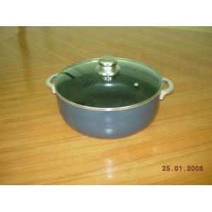China Aluminium Non-Stick Caldero Pot (Glass Cover available) on sale