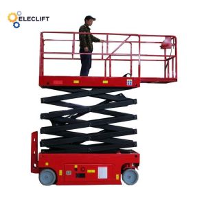 Max Occopancy 2 Self Propelled Scissor Lift For Easy 113kg Exension Load