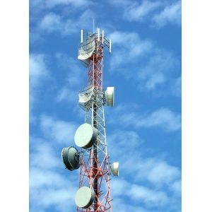 China Q235 Angle Steel 3 Legs Telecommunication Lattice Tower on sale