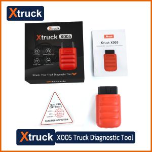 Cheap Xtruck X005 Bluetooth Heavy Duty Truck OBD Scanner with 8 OBDII Test Modes, Full-Fault Live Data, and Two Years Free Updates for sale