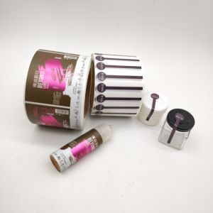 AQU Varnish Self Adhesive Logo Pantone CMYK Label Sticker Rolls