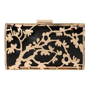 Flowers Pattern Hollow Out Wedding Bag Frame 18.5*10.7cm