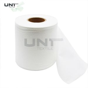 Embossed Biodegradable Spunlace Non Woven Fabric For Wet Wipes