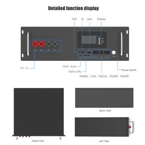 96v lithium battery pack Multi-function Rack Mounted Solar Energy Storage