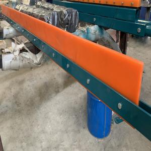 Cheap Polyurethane Conveyor Belt Cleaner I Type Diagonal Plow Scraper For Return Belt for sale