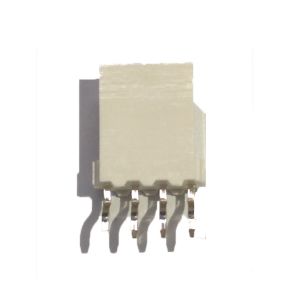"T" Type 2.54mm wire to board crimp style connectors 1*4P Right SMT PA46 Natural