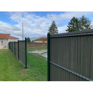 Commercial Security 3D V Shape Wire Mesh Fencing Powder Coating