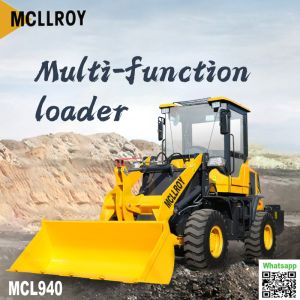 Mini Articulated Front End Loader 3500mm Dumping Height For Construction