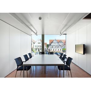 Double Layer Frosted Glass Multi-options glass partition for office room indoor