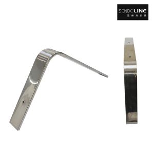 Durable Barber Chair Stainless Steel Handrail With Bright Colour 600 X 60 X 10mm