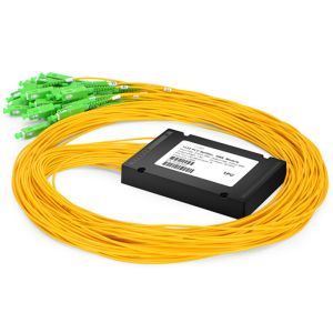 Planar Waveguide Optic PLC Splitter 1x32 Optical Splitter ABS Box Type SC APC