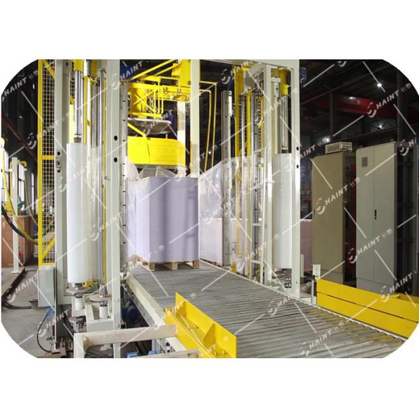 Gas Heating Pallet Wrapping Equipment , Automatic Wrapping Machine CE Certificat