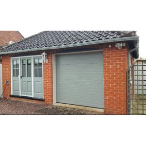 Insulated Sectional Overhead Doors Remote Electrical / Manual Control