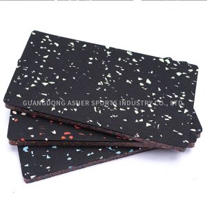 Customized Gym Rubber Mat Flooring Smooth Surface 40mm Thickness