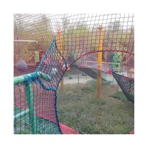 New styles different colorful crochet ropes rainbow climbing net