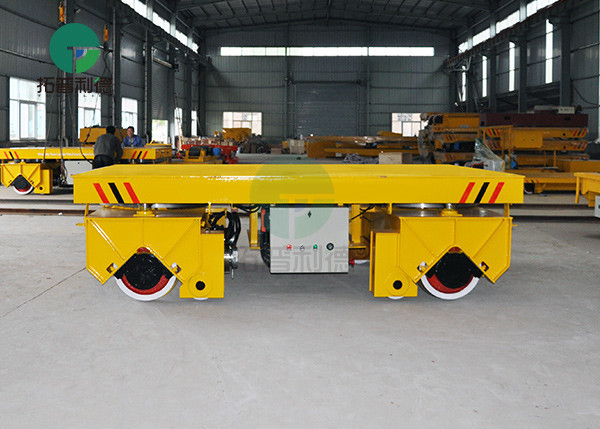 Battery Powered Aluminium Billet Handling Steerable Transfer Vehicle For Mold