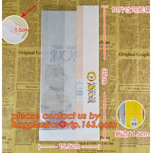 Professional Food Safe Opp Clear Window Paper Bags Offset Printing, OEM Block