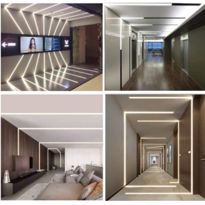 Temper Aluminum Led Profile Extrusion Channel 6063 T5 Sandblasting