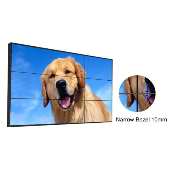 High Definition Wall Mount 4 Screen LCD Video Wall Super Wide Visual Angle