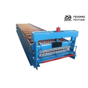 China Professional Color Steel Roll Forming Machine 380V 50Hz 3 Phases For Floor Decking on sale