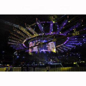 Aluminum 6082-T6 L Roof Truss System Mobile Stage and Canopy for Stage Rental