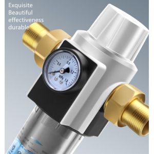 Integrated Turning Scraper Wholehouse Auto Backwash Sediment Filter Water