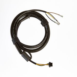 4 Wire Crimp Housing Industrial Wire Harness With Ferrite Protective Braid