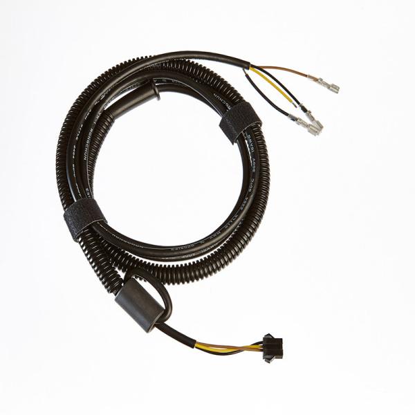 4 Wire Crimp Housing Industrial Wire Harness With Ferrite Protective Braid