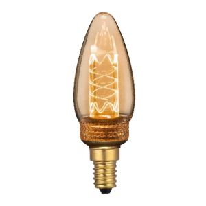 E14 LED C35 Bulb, Deco Light, Fashionable Glass Bulb, LED Lamp, Candle Light,
