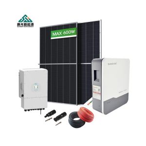 410-700Watts Solar Panel System 6kW Hybrid Solar Energy Storage System for Home