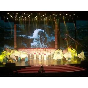 High Brightness Led Stage Backdrop Pitch 3.91mm IP65 Nova / Linsn System