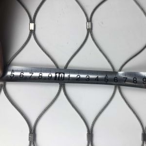2mm Cable Rope 50X50mm Aperture Stainless Steel Rope Mesh for Zoo Fencing with