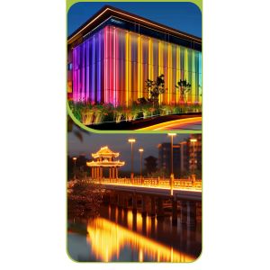 Solar RGB String Lights with 8 Preset Dynamic Modes and 16 Million Colors for