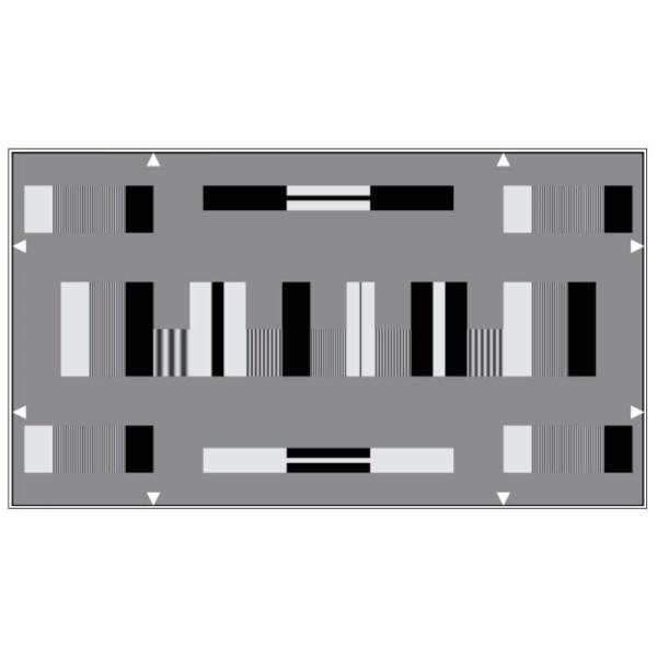 Quality Reflective Sinusoidal Multi Burst Test Chart Sineimage YE0204 800W wholesale