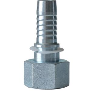 20411 Metric Female 24 Cone O-Ring L. T. Straight Hydraulic Hose Ferrule End