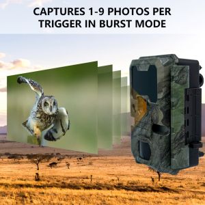 32MP 4K Infrared Hunting Camera with IP66 Waterproof and PIR Function for