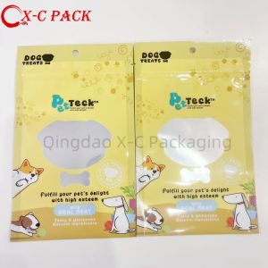 Collapsible Lightweight Design Airtight Pet Food Ziplock Bag With Moisture Proof