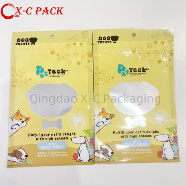 Collapsible Lightweight Design Airtight Pet Food Ziplock Bag With Moisture Proof