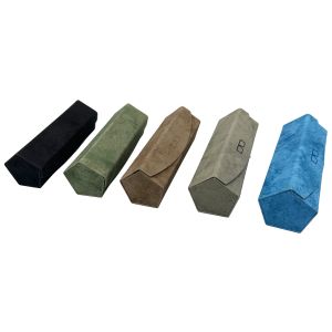 Customized Folding Triangle Eyeglass Case Personalised Eyewear Case Fashionable
