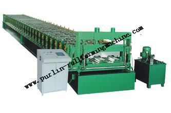 5 Ton Hydraulic Floor Plate / Floor Deck Roll Forming Machine Steel Flooring